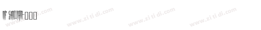 MF ShuJian字体转换